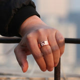 2019 Newly Acupressure Anti Snore Ring Titanium Alloy Treatment Reflexology Anti Snoring Apnea Sleeping Device Promotion Price