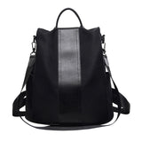 Women Concise Norm Backpack Neutral Schoolbag Knap-sack Anti-theft Design And Waterproof Nylon Backpacks