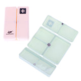 1pc Portable 7 Grids Split Pill Box Foldable Travel Medicine Holder Pill Box Tablet Storage Case Container Dispenser Organizer
