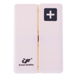 1pc Portable 7 Grids Split Pill Box Foldable Travel Medicine Holder Pill Box Tablet Storage Case Container Dispenser Organizer