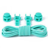 Stretching Lock lace 24 colors a pair Of Locking Shoe Laces Elastic Sneaker Shoelaces Shoestrings Running/Jogging/Triathlon