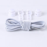 Stretching Lock lace 24 colors a pair Of Locking Shoe Laces Elastic Sneaker Shoelaces Shoestrings Running/Jogging/Triathlon