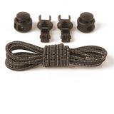 Stretching Lock lace 24 colors a pair Of Locking Shoe Laces Elastic Sneaker Shoelaces Shoestrings Running/Jogging/Triathlon