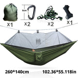 Portable Outdoor Travel, Camping Sleep, Mosquito-proof Outdoor Hammock