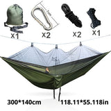 Portable Outdoor Travel, Camping Sleep, Mosquito-proof Outdoor Hammock