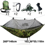 Portable Outdoor Travel, Camping Sleep, Mosquito-proof Outdoor Hammock