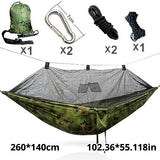 Portable Outdoor Travel, Camping Sleep, Mosquito-proof Outdoor Hammock