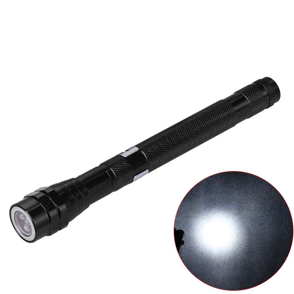 Flexible Torch Telescopic 3 LED Magnetic Pick Up Tool Light Flashlight