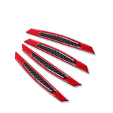 4PCS Luminous Car Door Bumper Anti-collision Sticker Warning Safety Mark Auto Side Anti-scratch Strip Car Reflective Strip