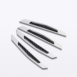 4PCS Luminous Car Door Bumper Anti-collision Sticker Warning Safety Mark Auto Side Anti-scratch Strip Car Reflective Strip