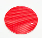 Kitchen Accessories 18cm Round Silicone Non-slip Heat Resistant Mat Coaster Cushion Placemat Pot Holder