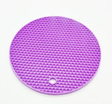 Kitchen Accessories 18cm Round Silicone Non-slip Heat Resistant Mat Coaster Cushion Placemat Pot Holder