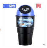 Auto Rubbish Dustbin Can Bucket Trash Can Garbage Dust Case Box Auto Accessories Car Organizer Trash Bin Mini Storage Barrel
