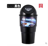 Auto Rubbish Dustbin Can Bucket Trash Can Garbage Dust Case Box Auto Accessories Car Organizer Trash Bin Mini Storage Barrel