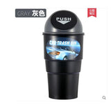 Auto Rubbish Dustbin Can Bucket Trash Can Garbage Dust Case Box Auto Accessories Car Organizer Trash Bin Mini Storage Barrel