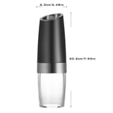 New Automatic Electric Pepper Grinder Salt Mill With LED Light Free Kitchen Seasoning Grinding Tool Automatic MillsDropshipping