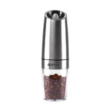 New Automatic Electric Pepper Grinder Salt Mill With LED Light Free Kitchen Seasoning Grinding Tool Automatic MillsDropshipping