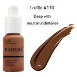 PHOERA New 30ml PHOERA Matte Oil Control Concealer Liquid Foundation  Foundation Makeup  2018 Step.26