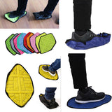 Handsfree Automatic Step Sock Shoe Cover Reusable Shoe Covers Carpet Protectors