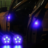 Red Yellow Blue light Car Wireless LED Door Opened Warning Light Safety Decorative Indicator Avoid Crash Flash Signal Light