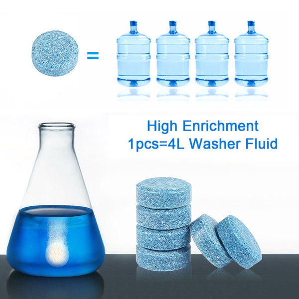 1/5/10/20/30 pcs/set Multifunctional Concentrated Effervescent Tablets For Car Windshield Kitchen Cleaning Supplies DropShipping