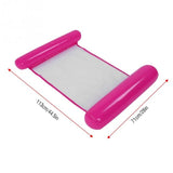 Air Mattress Foldable Swimming Pool Beach Inflatable Float Ring Cushion Bed Lounge Chair Mattress Hammock Water Sports