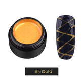 Creative Nail Art Spider gel  UV Gel Wire Drawing Nail Gel Elasticity Point To Line Painting Gel Varnish Silk Graffiti Design