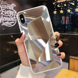 3D Bling Phone Back Cover for iPhone XS MAX Diamond Texture Glitter 6 6s 7 8 Plus XR Phone Case Hard Back Full Protective