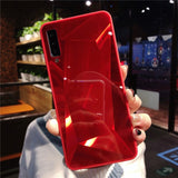 3D Bling Phone Cover for Samsung Galaxy A7 A8 A6 A5 2018 J4 J6 Note 9 8 S9 S8 Plus Case Hard Diamond Texture Full Protective