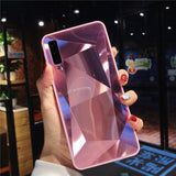 3D Bling Phone Cover for Samsung Galaxy A7 A8 A6 A5 2018 J4 J6 Note 9 8 S9 S8 Plus Case Hard Diamond Texture Full Protective