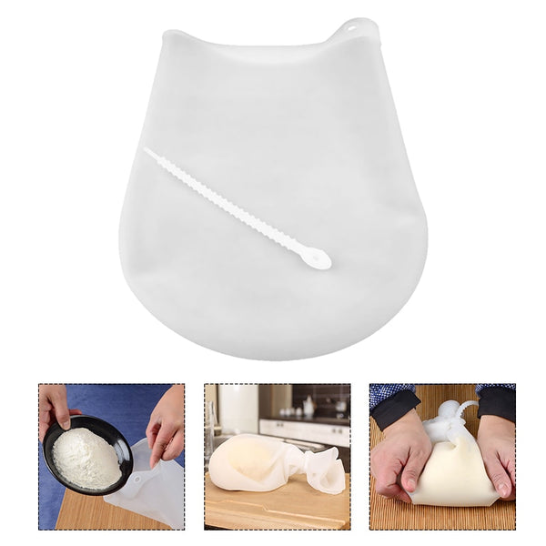 Kneading Dough Bag Edible Pastry Bags Mixing Preservation Flour Pastry Tools No Sticky Hands Dough Maker Mixer Bakeware