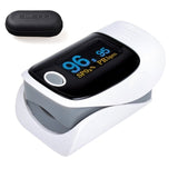 Digital finger oximeter, OLED pulse oximeter display pulsioximetro SPO2 PR oximetro de dedo,oximeter a finger with carrying case