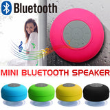 Portable Waterproof Mini Bluetooth Speaker Wireless Handsfree Speakers With Suction Cup For Showers Bathroom Pool Car Beach