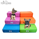 Pet Mesh Stairs Foldable 2 Steps Jump Stairs for Dogs Fold Dogs Cats Cushion Bed Breathable Pet Ramp Stairs Puppy Bed