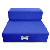 Pet Mesh Stairs Foldable 2 Steps Jump Stairs for Dogs Fold Dogs Cats Cushion Bed Breathable Pet Ramp Stairs Puppy Bed
